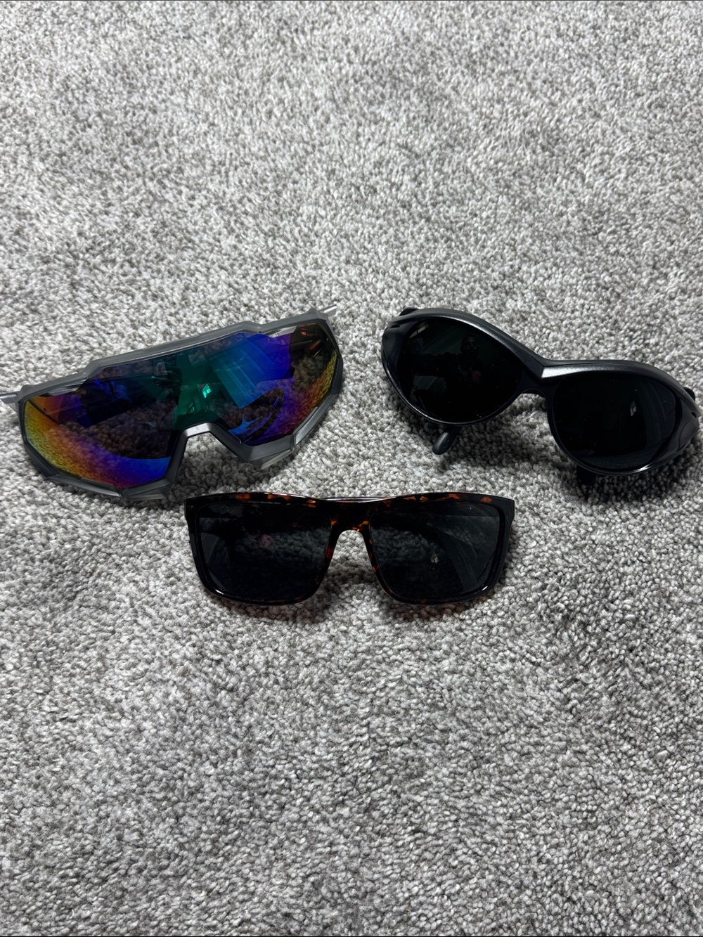 Three (3) Mixed outdoor Mens Sunglasses Trio